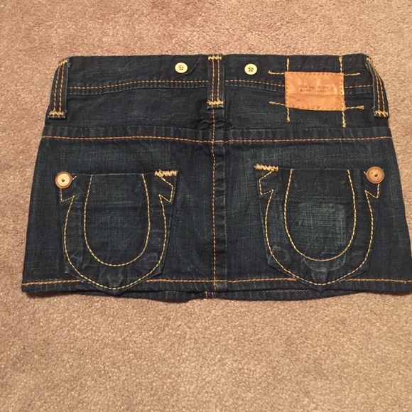 True Religion Dresses & Skirts - Authentic true religion Jean skirt