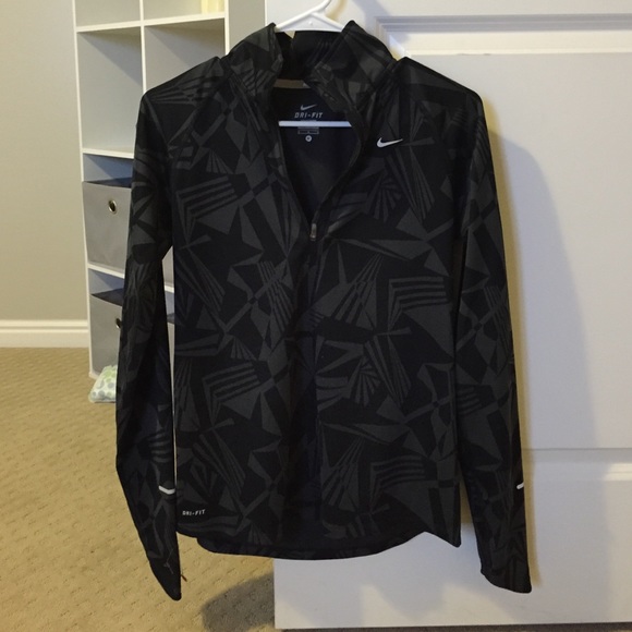 Nike Dri-Fit black pullover.