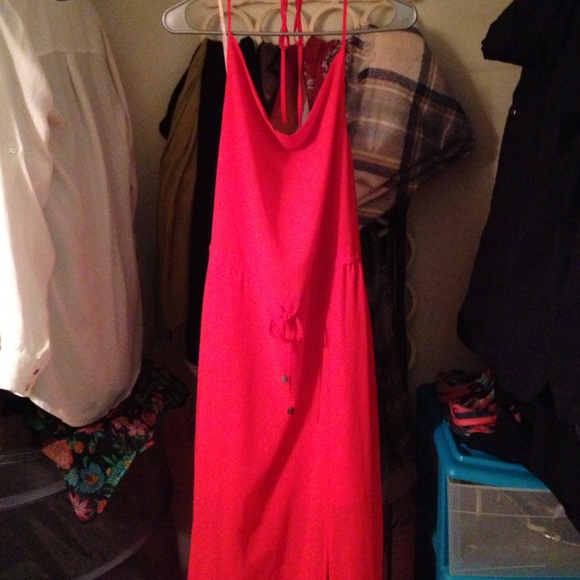 Halter neck maxi dress