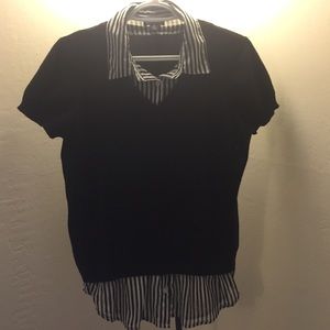 George mock collared sweater