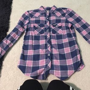 Hollister button down flannel