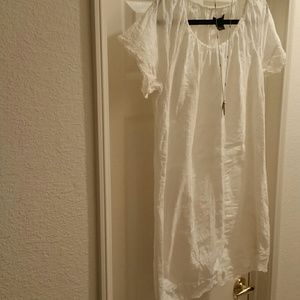 White cotton dress