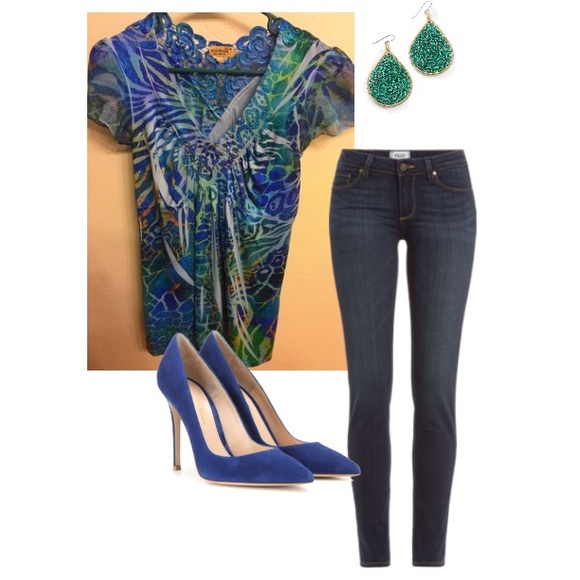 One World Silky Stretch Top with Crochet Back