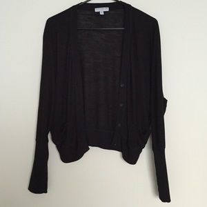 Black cardigan