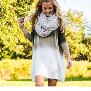 Olive ombré dress from Hope's Boutique!