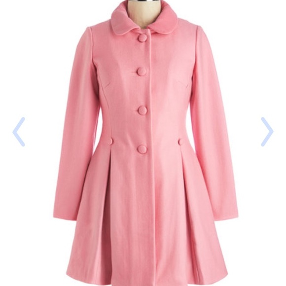 ModCloth Jackets & Blazers - Modcloth's Raspberry Sherbet Coat 6 8 M S