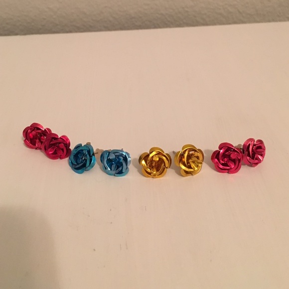 Rose Earring Bundle - Picture 1 of 1