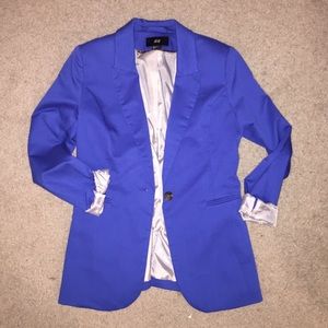 Royal blue blazer - only worn twice!
