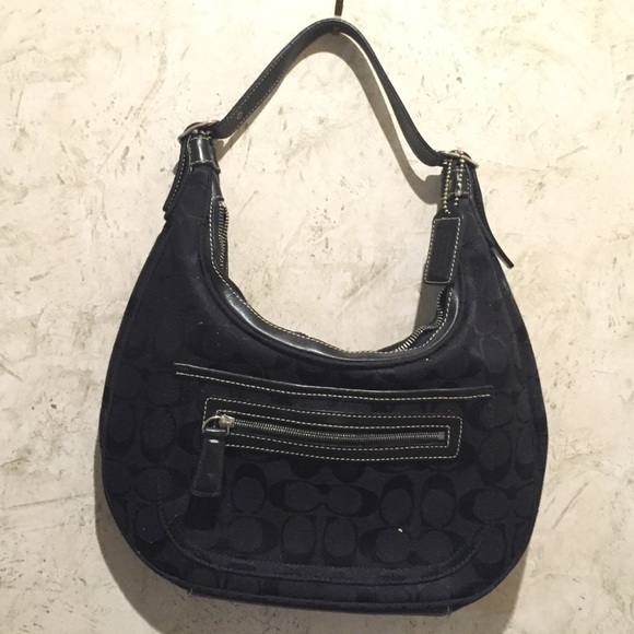 Coach Black Bag Medium Hobo