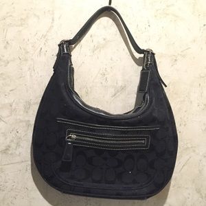 Coach Black Bag Medium Hobo