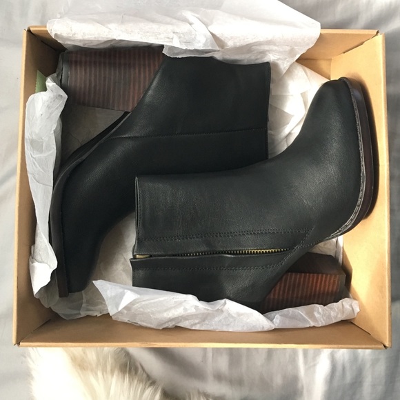 Silence + Noise Half Stacked Ankle Boots