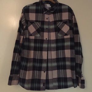 Thick plaid flannel