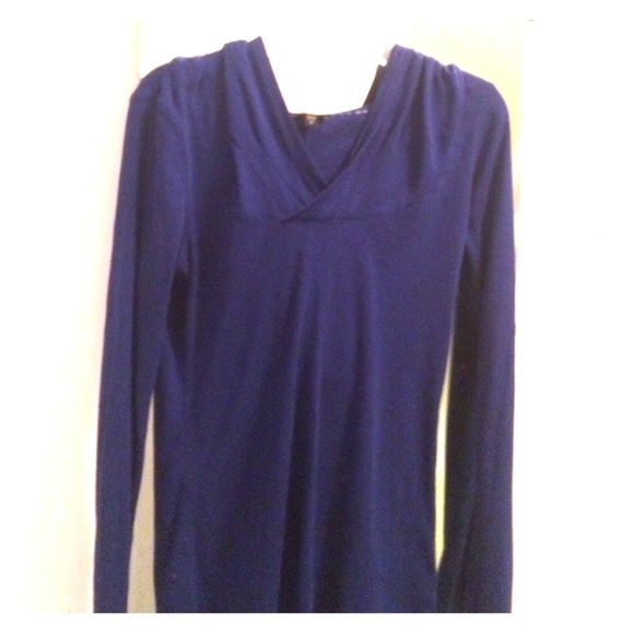 Navy blue long sleeve shirt