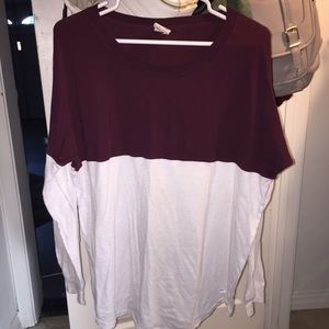 Maroon Long sleeve shirt