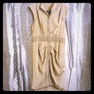 Bebe medium Grey futuristic dress!