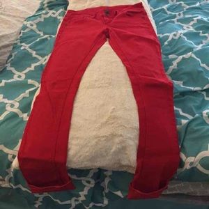 Red, turquoise, pink Jean bundle