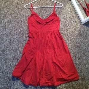 Red sundress