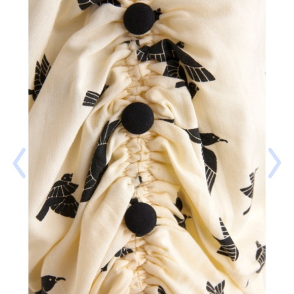 SOLD Modcloth Sugarhill dress tunic S M birds - Picture 3 of 3