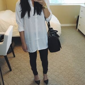 Equipment White Silk Blouse