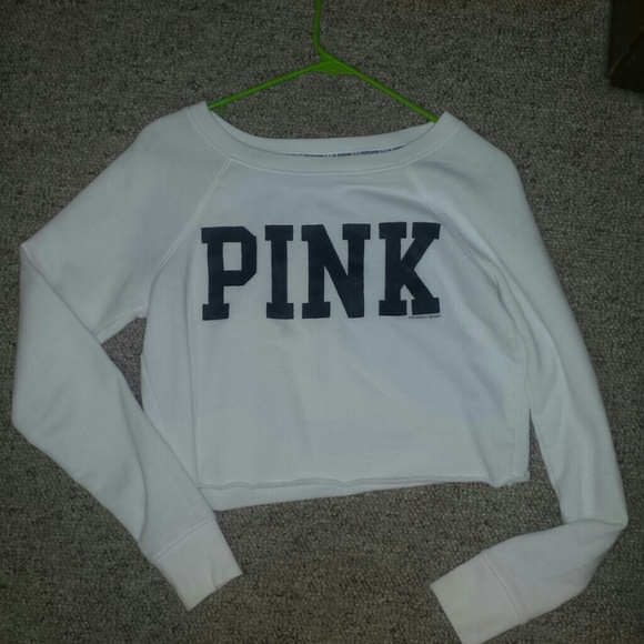 Victoria's secret crop sweat shirt