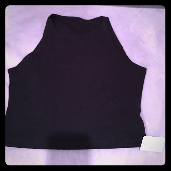 Brand New Black Cropped Shirt 💗