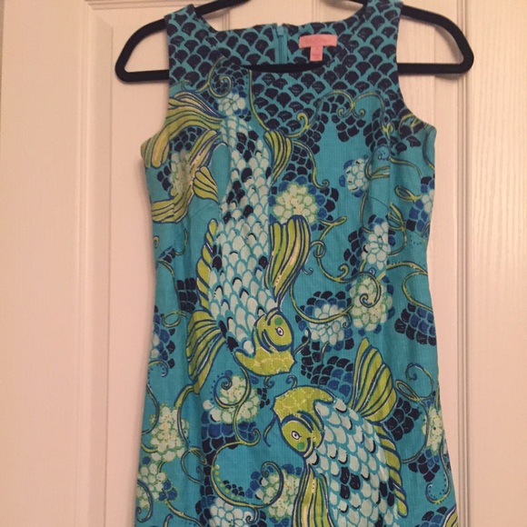Reserved! Lilly Pulitzer koi dress size 0