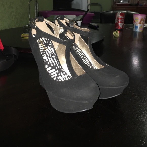 Black wedges ❗️❗️👠