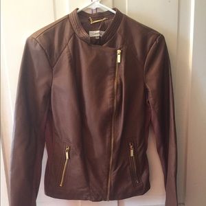 CK leather jacket