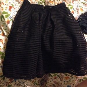 Mid Calve Black Skirt
