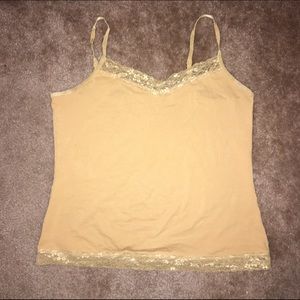 Mustard lace cami- Christopher & Banks