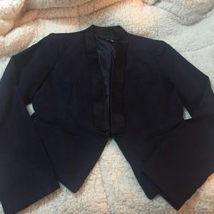 Forever 21 Faux Suede Navy Blazer Sz Large