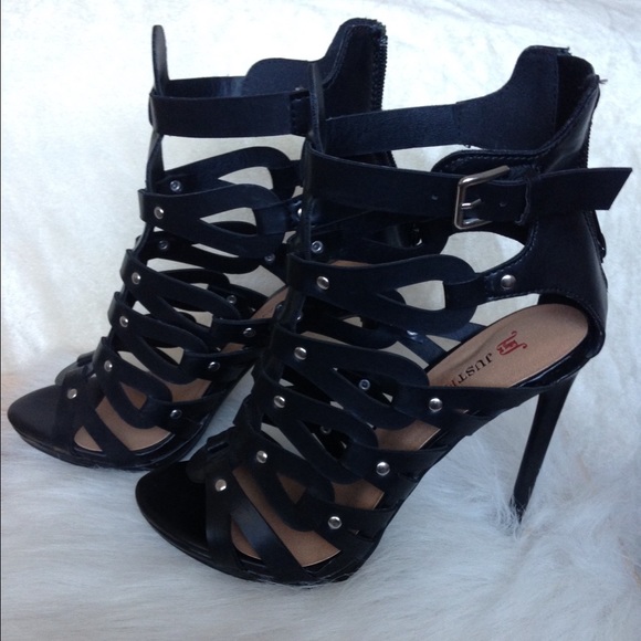 JustFab Shoes - Cage Heels JustFab Shoes - Cage Heels
