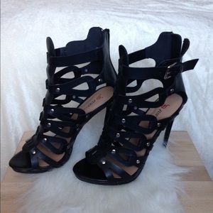 JustFab Shoes - Cage Heels JustFab Shoes - Cage Heels
