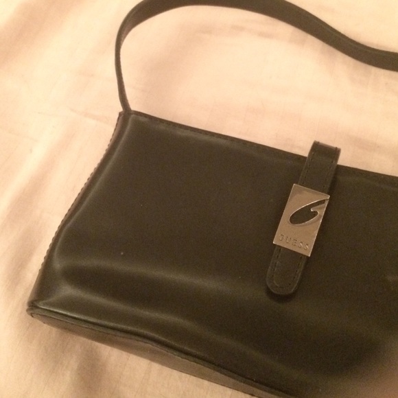 Guess black leather purse!