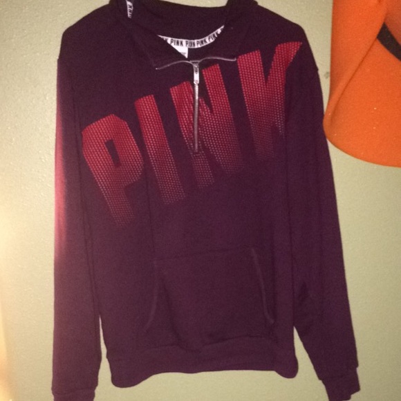 maroon vs half zip!