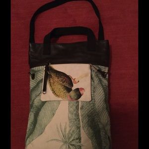 Anthropologie Jasper & Jeera Amazona Parrot Bag