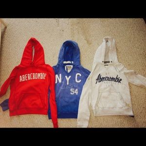 Abercrombie and Fitch and Rhuel hoodies size small