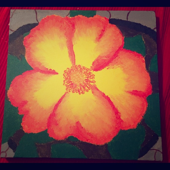 12x12 Flower Painting