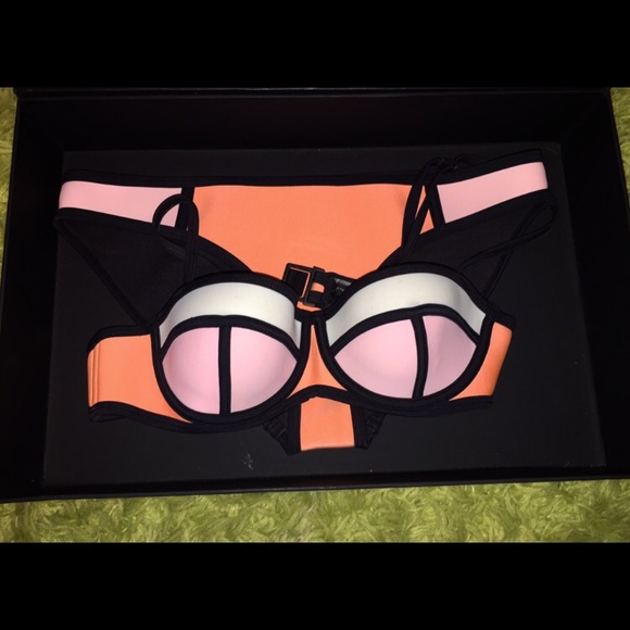 Triangl bikini- Poppy peach soda - Picture 2 of 3