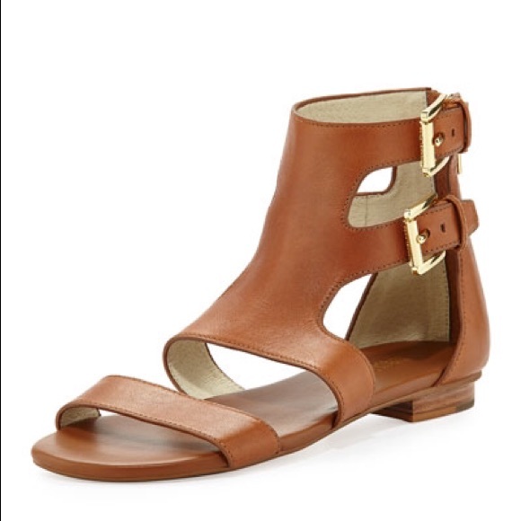 MICHAEL Michael Kors camel buckle sandals