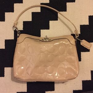 Coach patent leather wristlet/small bag