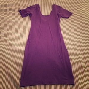 American Apparel backless body-con dress