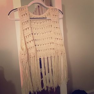 Urban Outfitters fringe vest.