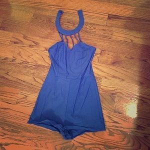 Solemio royal blue romper