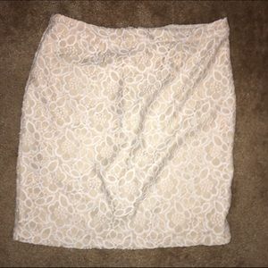 Eva Mendes New York & Company lace pencil skirt