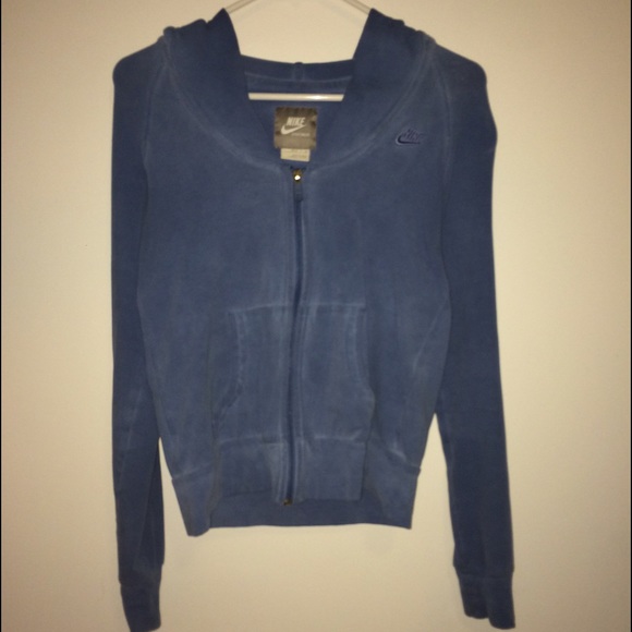 Blue Nike Hoodie Jacket
