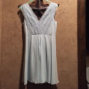 Ann Taylor Size 6 Baby Blue Dress
