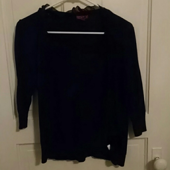 Black cardigan