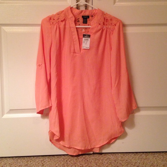 Beautiful peach blouse