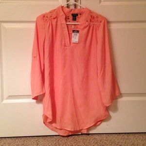 Beautiful peach blouse